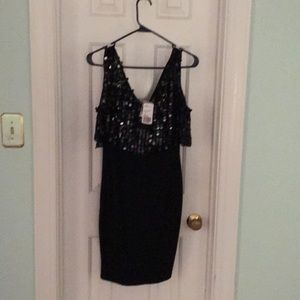 New adorable black cocktail dress with tags